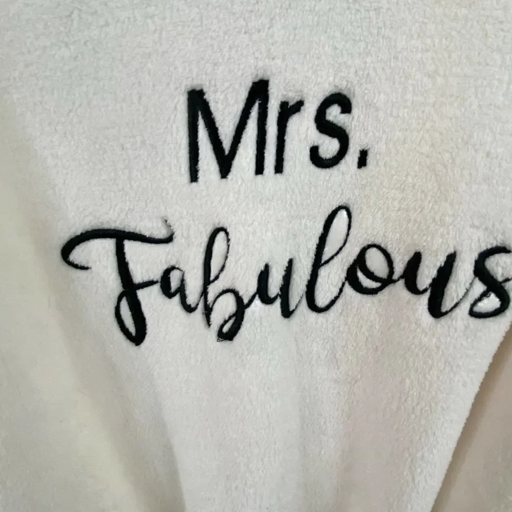 Port Authority Mrs. Fabulous Plush Robe Size S/M